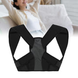Maxbell Posture Corrector Comfortable Spine Straightener for Back Neck Women and Men Black S M