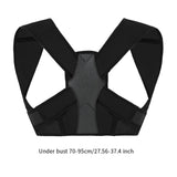 Maxbell Posture Corrector Comfortable Spine Straightener for Back Neck Women and Men Black S M