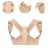 Maxbell Posture Corrector Comfortable Spine Straightener for Back Neck Women and Men Skin S M