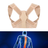 Maxbell Posture Corrector Comfortable Spine Straightener for Back Neck Women and Men Skin S M