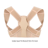 Maxbell Posture Corrector Comfortable Spine Straightener for Back Neck Women and Men Skin S M