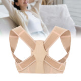 Maxbell Posture Corrector Comfortable Spine Straightener for Back Neck Women and Men Skin L XL