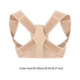 Maxbell Posture Corrector Comfortable Spine Straightener for Back Neck Women and Men Skin L XL