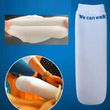 Maxbell Prosthetic Sock Elastic below Knee Soft Portable Cotton Protective for Women White L