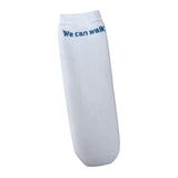 Maxbell Prosthetic Sock Elastic below Knee Soft Portable Cotton Protective for Women White L