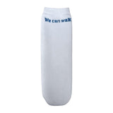 Maxbell Prosthetic Sock Elastic below Knee Soft Portable Cotton Protective for Women White L