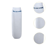 Maxbell Prosthetic Sock Elastic below Knee Soft Portable Cotton Protective for Women White L
