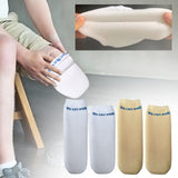 Maxbell Prosthetic Sock Elastic below Knee Soft Portable Cotton Protective for Women White L