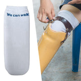 Maxbell Prosthetic Sock Elastic below Knee Soft Portable Cotton Protective for Women White S