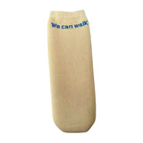 Maxbell Prosthetic Sock Elastic below Knee Soft Portable Cotton Protective for Women khaki S