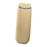 Maxbell Prosthetic Sock Elastic below Knee Soft Portable Cotton Protective for Women khaki S