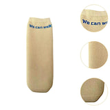 Maxbell Prosthetic Sock Elastic below Knee Soft Portable Cotton Protective for Women khaki S