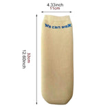 Maxbell Prosthetic Sock Elastic below Knee Soft Portable Cotton Protective for Women khaki S