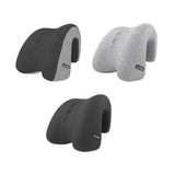 Maxbell Chair Headrest Pillow Breathable Neck Support Cushion for Travel Office Home black gray