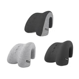 Maxbell Chair Headrest Pillow Breathable Neck Support Cushion for Travel Office Home black gray