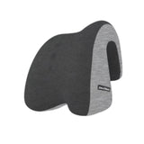 Maxbell Chair Headrest Pillow Breathable Neck Support Cushion for Travel Office Home black gray