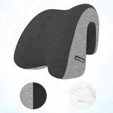 Maxbell Chair Headrest Pillow Breathable Neck Support Cushion for Travel Office Home black gray