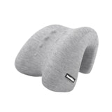 Maxbell Chair Headrest Pillow Breathable Neck Support Cushion for Travel Office Home light gray