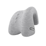 Maxbell Chair Headrest Pillow Breathable Neck Support Cushion for Travel Office Home light gray