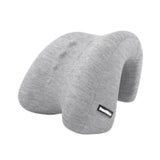 Maxbell Chair Headrest Pillow Breathable Neck Support Cushion for Travel Office Home light gray