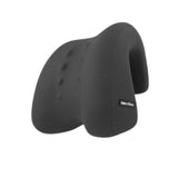 Maxbell Chair Headrest Pillow Breathable Neck Support Cushion for Travel Office Home dark gray