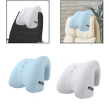 Maxbell Headrest Pillow for Chair Removable Cover Neck Rest Pillow for Travel Office blue