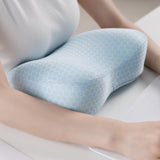 Maxbell Headrest Pillow for Chair Removable Cover Neck Rest Pillow for Travel Office blue