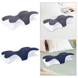 Maxbell Cervical Neck Pillow Ergonomic Cervical Pillow Beds Pillow Memory Foam Pillow gray