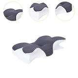 Maxbell Cervical Neck Pillow Ergonomic Cervical Pillow Beds Pillow Memory Foam Pillow gray