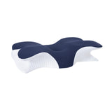 Maxbell Cervical Neck Pillow Ergonomic Cervical Pillow Beds Pillow Memory Foam Pillow blue