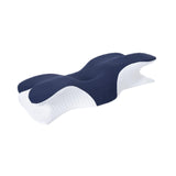 Maxbell Cervical Neck Pillow Ergonomic Cervical Pillow Beds Pillow Memory Foam Pillow blue