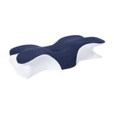 Maxbell Cervical Neck Pillow Ergonomic Cervical Pillow Beds Pillow Memory Foam Pillow blue