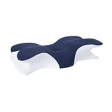 Maxbell Cervical Neck Pillow Ergonomic Cervical Pillow Beds Pillow Memory Foam Pillow blue