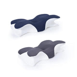 Maxbell Cervical Neck Pillow Ergonomic Cervical Pillow Beds Pillow Memory Foam Pillow blue