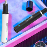 Maxbell Nose Trimmer Washable Head Nose Grooming Gadget Travel Size for Women Adults black