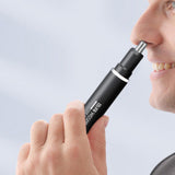 Maxbell Nose Trimmer Washable Head Nose Grooming Gadget Travel Size for Women Adults black
