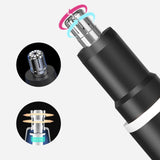 Maxbell Nose Trimmer Washable Head Nose Grooming Gadget Travel Size for Women Adults black