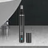 Maxbell Nose Trimmer Washable Head Nose Grooming Gadget Travel Size for Women Adults black