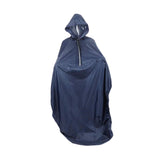 Maxbell Wheelchair Rain Poncho Raincoat for Elderly Men Women Mobility Tool Supplies Navy blue