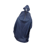 Maxbell Wheelchair Rain Poncho Raincoat for Elderly Men Women Mobility Tool Supplies Navy blue