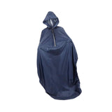 Maxbell Wheelchair Rain Poncho Raincoat for Elderly Men Women Mobility Tool Supplies Navy blue