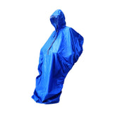 Maxbell Wheelchair Rain Poncho Raincoat for Elderly Men Women Mobility Tool Supplies blue