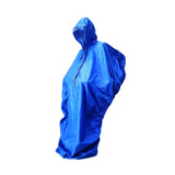 Maxbell Wheelchair Rain Poncho Raincoat for Elderly Men Women Mobility Tool Supplies blue