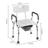 Maxbell Shower Chair Home Furniture Bathtub Stool for Inside Shower Disabled Seniors