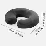 Maxbell Donut Pillow Anti Slip Butt Pad Coccyx Cushion Home Memory Foam Seat Cushion Dark Grey