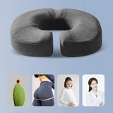 Maxbell Donut Pillow Anti Slip Butt Pad Coccyx Cushion Home Memory Foam Seat Cushion Dark Grey