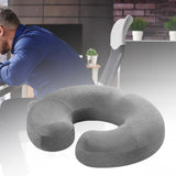 Maxbell Donut Pillow Anti Slip Butt Pad Coccyx Cushion Home Memory Foam Seat Cushion Light Grey