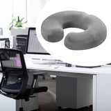 Maxbell Donut Pillow Anti Slip Butt Pad Coccyx Cushion Home Memory Foam Seat Cushion Light Grey