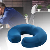 Maxbell Donut Pillow Anti Slip Butt Pad Coccyx Cushion Home Memory Foam Seat Cushion Blue