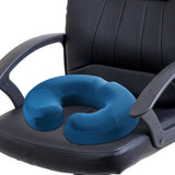 Maxbell Donut Pillow Anti Slip Butt Pad Coccyx Cushion Home Memory Foam Seat Cushion Blue